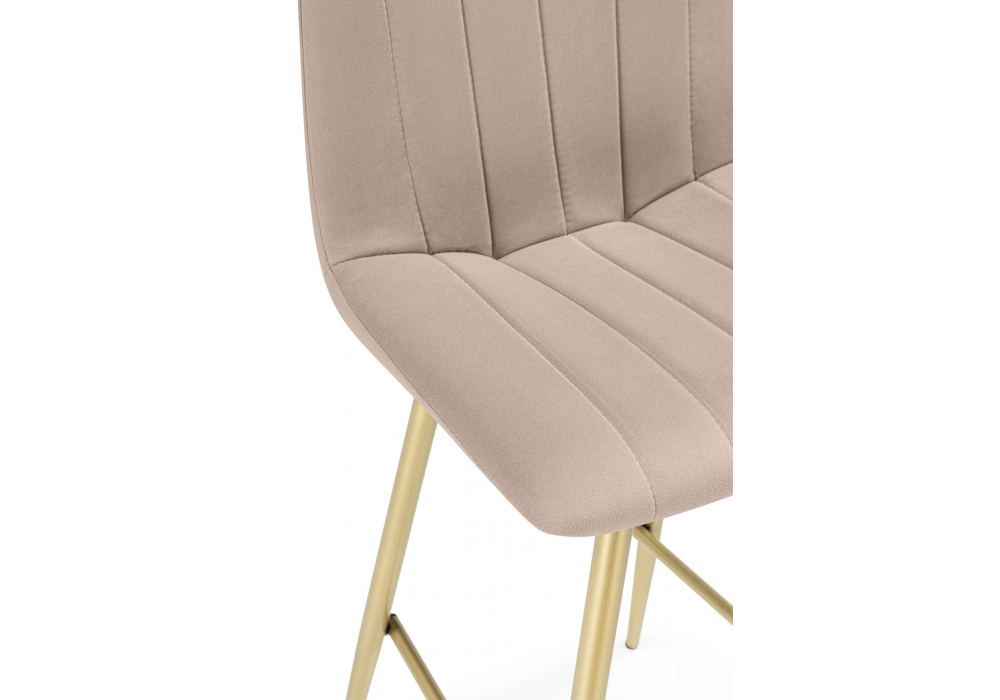 фото барный стул woodville дани мини бежевый (zd 210) / золотой np 632315 | 220svet.ru
