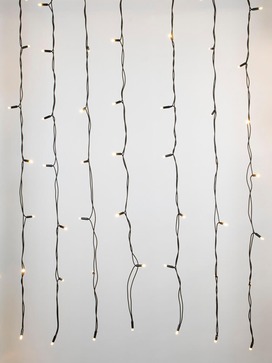 фото уличная светодиодная гирлянда uniel занавес 220v теплый белый uld-c2030-240/tbk warm white ip67 ul-00003938 | 220svet.ru