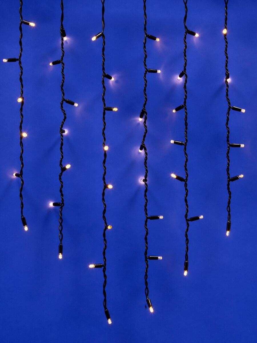 фото уличная светодиодная гирлянда uniel занавес 220v теплый белый uld-c2030-240/tbk warm white ip67 ul-00003938 | 220svet.ru