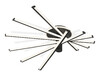 Миниатюра фото потолочный светодиодный светильник с пультом ambrella light comfort fl6232 | 220svet.ru