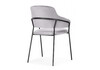 Миниатюра фото стул на металлокаркасе woodville инклес серый / черный глянец 483855 | 220svet.ru