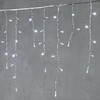 Миниатюра фото гирлянда бахрома 3,1 x 0,5 м белая 24в, 150 led, провод прозрачный пвх, ip54 ltc pil150-10-1w | 220svet.ru