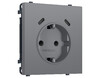 Миниатюра фото розетка 2usb с+c 20w (быстрая зарядка) с/з со шторками ambrella volt quant pro sigma ms870510 | 220svet.ru