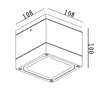 Миниатюра фото потолочный светильник deko-light mob square ii white 730409 | 220svet.ru