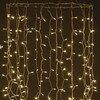 Миниатюра фото гирлянда занавес облегченный 2 x 1м тепло-белый 220в, 200 led провод прозрачный пвх ip54 ltc pcl200not-10-2ww | 220svet.ru