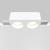 Миниатюра фото встраиваемый светильник maytoni gyps modern dl123-gu10-02-w | 220svet.ru
