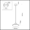 Миниатюра фото подвесной светодиодный светильник odeon light saucer 5055/9l черный | 220svet.ru