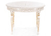Миниатюра фото стол деревянный раскладной woodville брейзер молочный / золото 483906 | 220svet.ru