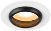 Миниатюра фото светильник встраиваемый алюминиевый эра kl109 wh/bk под лампу mr16 gu5.3 белый/черный матовый б0061828 | 220svet.ru