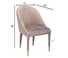 Миниатюра фото стул велюр garda decor 48my-3607-1 peg go | 220svet.ru