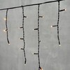 Миниатюра фото гирлянда бахрома 3,1 x 0,5 м экстра тепло-белая 220в, 150 led, провод черный пвх, ip54 ltc pil150-11-2eww | 220svet.ru