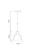 Миниатюра фото подвесной светильник arte lamp amiata a4255sp-1am | 220svet.ru
