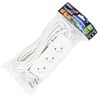 Миниатюра фото удлинитель uniel ultra 3гн х 3м б/з s-cu3-3 white ul-00009982 | 220svet.ru