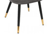 Миниатюра фото стул на металлокаркасе woodville gabi темно-серый / черный / золотой 15939 | 220svet.ru