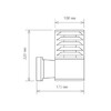 Миниатюра фото уличный настенный светильник elektrostandard 1408 techno a032622 | 220svet.ru