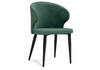 Миниатюра фото стул на металлокаркасе woodville алсисар катания изумруд / черный 469974 | 220svet.ru