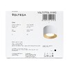 Миниатюра фото потолочный светильник voltega plos vgl7377dl-01wg | 220svet.ru