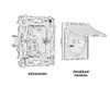 Миниатюра фото розетка с крышкой ip44 ambrella volt quant alfa ma638010 | 220svet.ru