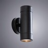 Миниатюра фото уличный настенный светильник arte lamp a3503al-2bk | 220svet.ru