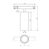 Миниатюра фото трековый магнитный светильник 10w 4000k elektrostandard line magnetic 85525/01 | 220svet.ru