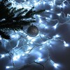 Миниатюра фото новогодняя гирлянда нить белый с эффектом мерцания 20м ip65 eurosvet 400-102 400-102 | 220svet.ru