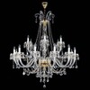 Миниатюра фото подвесная люстра artglass mirela xviii. polished ce | 220svet.ru