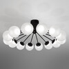 Миниатюра фото потолочная-подвесная светодиодный светильник с регулировкой цветовой температуры eurosvet vinter 201057 led | 220svet.ru