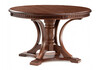 Миниатюра фото стол деревянный раскладной woodville нозеан круглый миланский орех 615232 | 220svet.ru