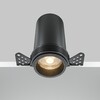 Миниатюра фото встраиваемый светильник maytoni focus led dl125-l12-3k-trs-b | 220svet.ru