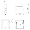 Миниатюра фото заглушка deko-light end cap h-au-02-12 set 2 pcs 979030 | 220svet.ru