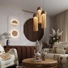 Миниатюра фото настенный светильник odeon light cork 7073/8wl бежевый | 220svet.ru