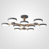 Миниатюра фото потолочная светодиодная люстра с пультом ду imperium loft turna 178305-26 | 220svet.ru