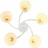 Миниатюра фото потолочная люстра reluce 01384-0.3-05 wh+cr | 220svet.ru