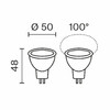Миниатюра фото светодиодная лампа mr16 6вт 4000k 100° gu5.3 voltega sofit gu5.3 3210 | 220svet.ru