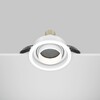 Миниатюра фото встраиваемый светильник maytoni atom dl113-gu10-01-rd-w | 220svet.ru