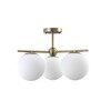 Миниатюра фото подвесная люстра crystal lux feliz sp-pl3 bronze/white | 220svet.ru