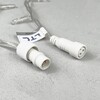 Миниатюра фото гирлянда бахрома с колпачком 3,1 x 0,5 м белая 220в, 120 led, провод прозрачный пвх, ip65 ltc pil120cap-10-2w | 220svet.ru