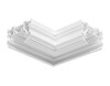 Миниатюра фото коннектор угловой 90° для шинопровода в натяжной потолок ambrella light magnetic gv1151 | 220svet.ru