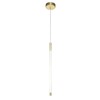 Миниатюра фото подвесной светодиодный светильник indigo vettore 14006/1p gold v000037l | 220svet.ru