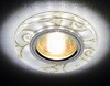 Миниатюра фото встраиваемый светодиодный светильник ambrella light led s231 wh/g | 220svet.ru