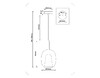 Миниатюра фото подвесной светильник ambrella light high light lh11123 | 220svet.ru