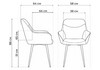 Миниатюра фото стул крутящийся на металлокаркасе woodville флюид 360 светло-серый (zd 960) / белый 642953 | 220svet.ru