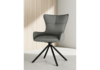Миниатюра фото стул на металлокаркасе поворотный woodville chicago light gray / black 15830 | 220svet.ru