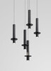 Миниатюра фото подвесной светильник delight collection 10704p black/grey | 220svet.ru