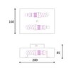 Миниатюра фото настенный светильник lucide ovalis 12219/02/30 | 220svet.ru