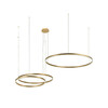 Миниатюра фото подвесной светильник loft it ring 10017/3s | 220svet.ru