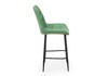 Миниатюра фото барный стул woodville челси фисташковый (zd 651) / черный 632569 | 220svet.ru