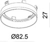 Миниатюра фото рефлекторное кольцо deko-light reflector ring gold for series nihal 930317 | 220svet.ru