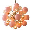 Миниатюра фото подвеная люстра lightday pink ld1248 | 220svet.ru