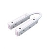 Миниатюра фото коннектор питания гибкий iledex technical vision corner power connect 4822-l380-wh | 220svet.ru